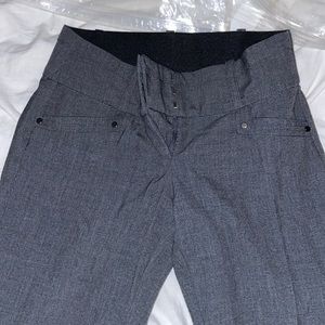 Grey high waisted dress pants